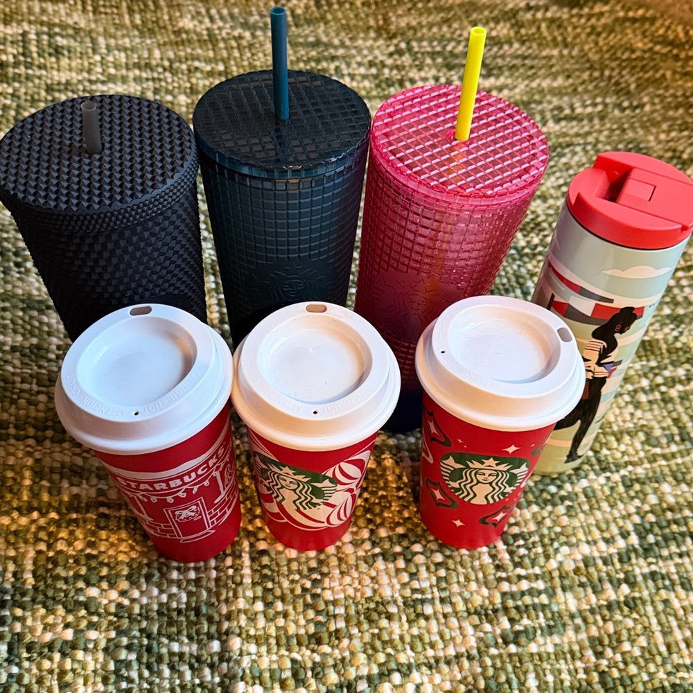 Starbucks Colorful Cup Set Bundle. Selling them all for one price